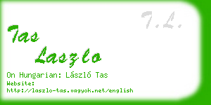 tas laszlo business card